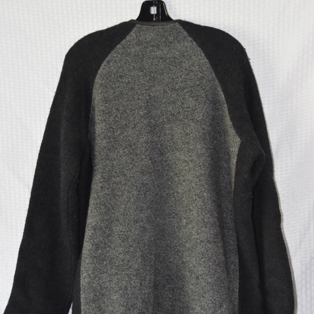 Shanghai Tang Wool Color Block Coat Jacket Bamboo… - image 5